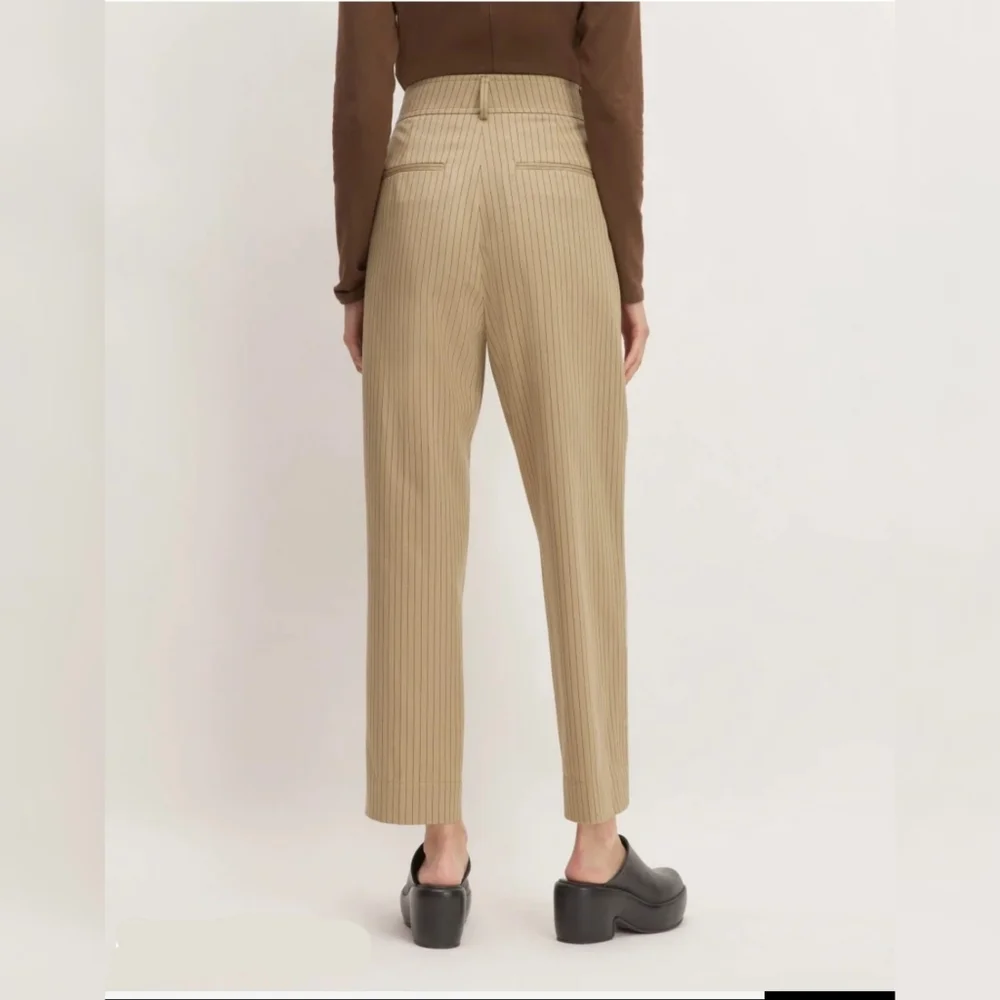 Everlane The Draper High Waisted Pinstripe Trouser Pants Size 4 - New with tags - Picture 16 of 16